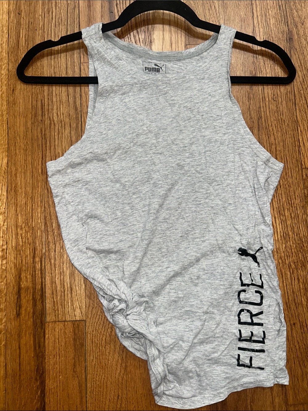 Fierce Knotted Puma Activewear Tank